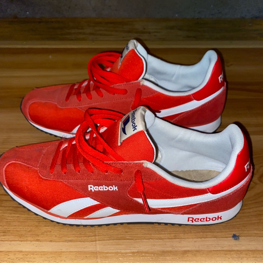 Reebok Mens Size 12 Red Low Tops